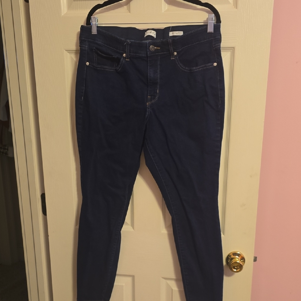 Wonderly Dark Blue Skinny Jeans